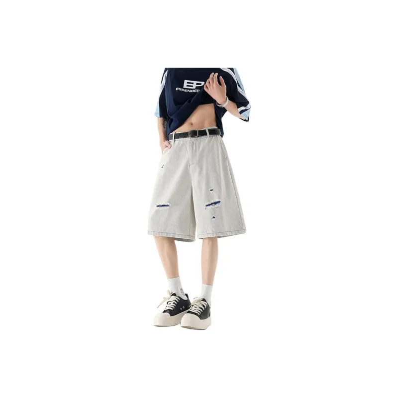RKVC Casual Shorts Unisex Light Gray-0