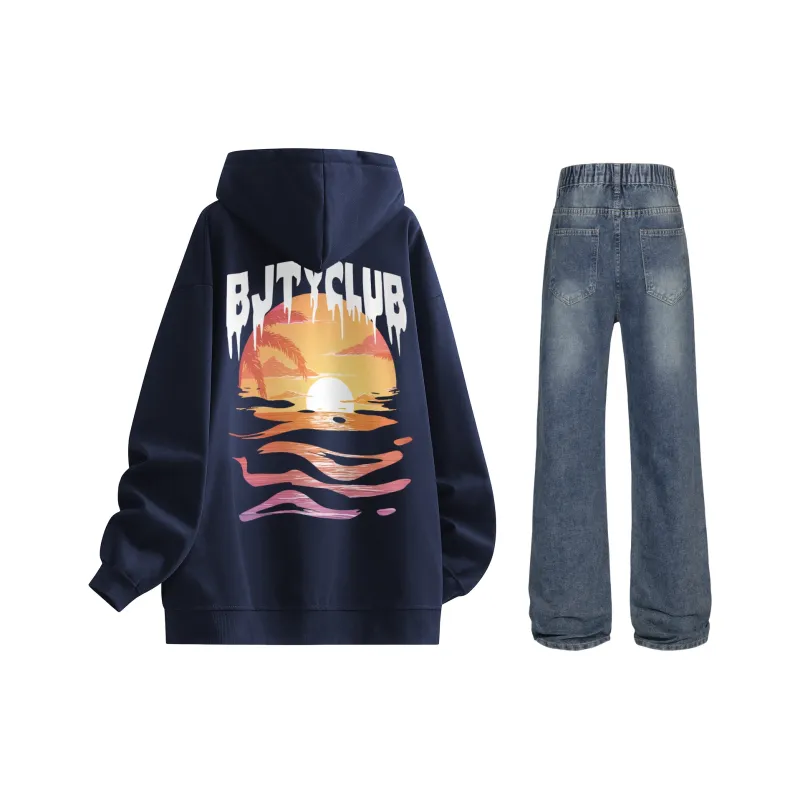 BJTY Sweatshirt Sets Unisex-34
