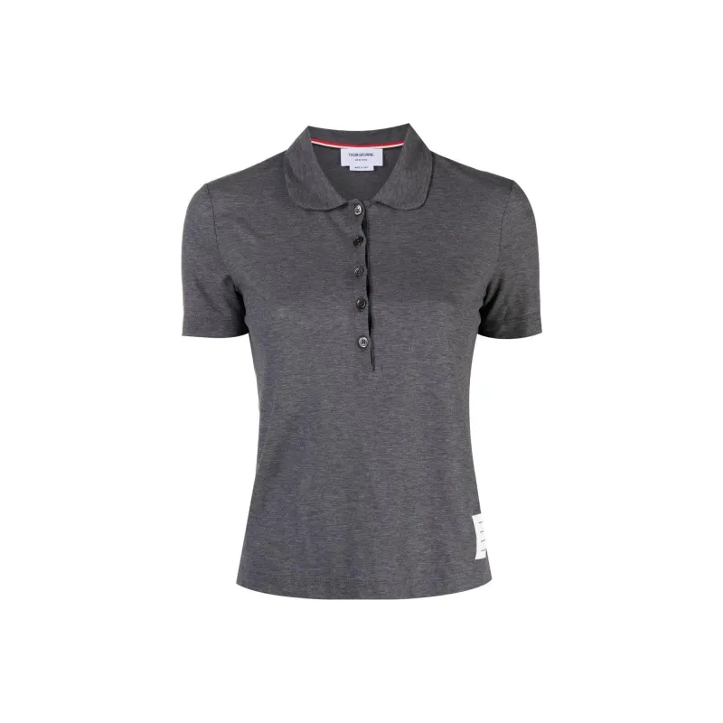 THOM BROWNE· Polo Shirt Women's Gray-0