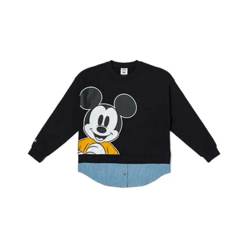 Disney X Lee Sweatshirts Women's Black-0