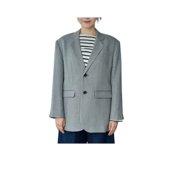 FREAK'S STORE Jackets & Coats Women's Light Gray