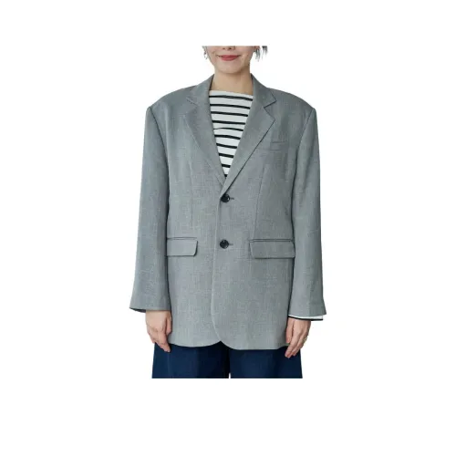 FREAK'S STORE Jackets & Coats Women's Light Gray