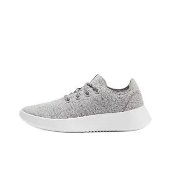 Allbirds Wool Runner Shock Absorbers Low Top Running Shoes Women's Medium Gray