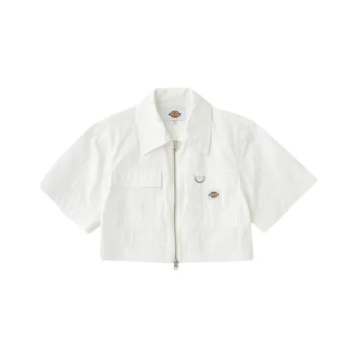 Moussy X Dickies MOUSSY Collaboration Shirts Women's White