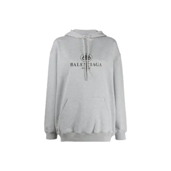 Balenciaga Sweatshirt Loose Fit Women's Gray