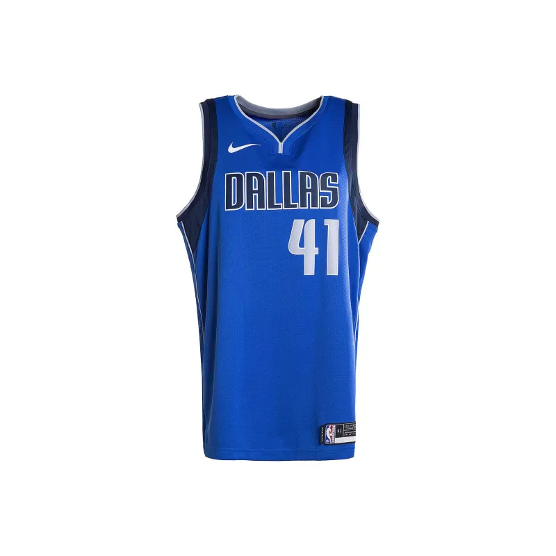 Nike x NBA Dallas Mavericks SWINGMAN JERSEY NOWITZKI Basketball Jerseys Men's Blue/Collegiate Blue-0