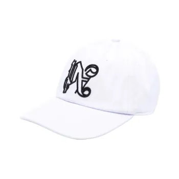PALM ANGELS Monogram Embroidered Baseball Cap