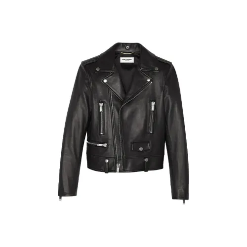 SAINT LAURENT Motorcycle Leather Jacket