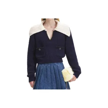 Self portrait Jacket Women's Navy Blue