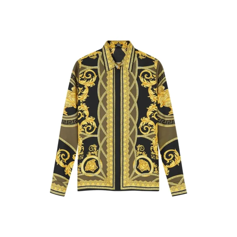 VERSACE Pattern Printed Long Sleeved Shirt-0