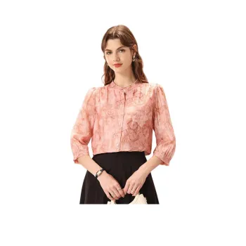 FENHONGMALI Shirts Women's Pink