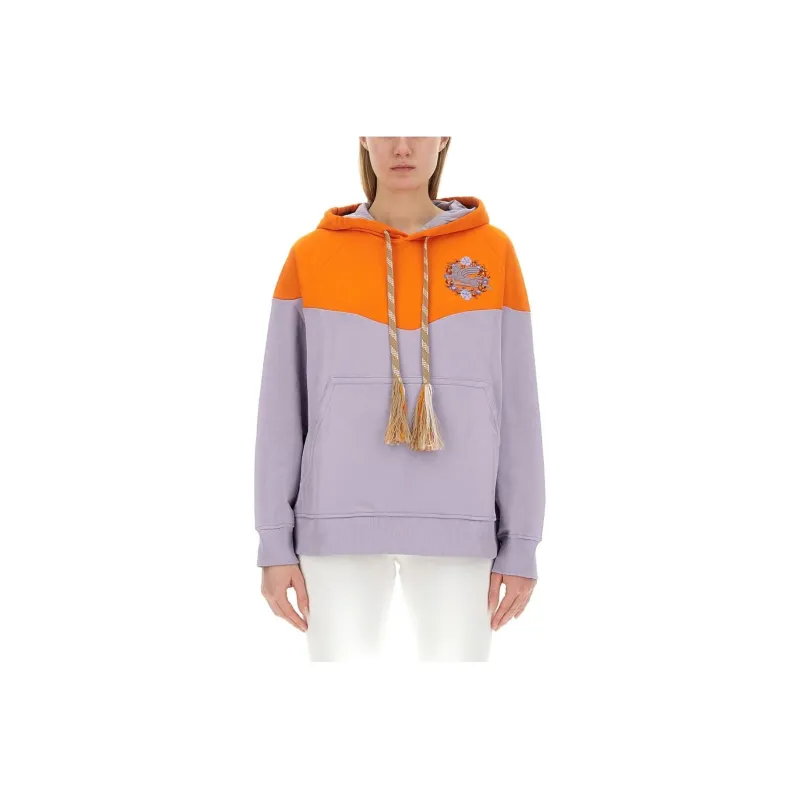 ETRO Pegaso Embroidered Drawstring Hoodie-0