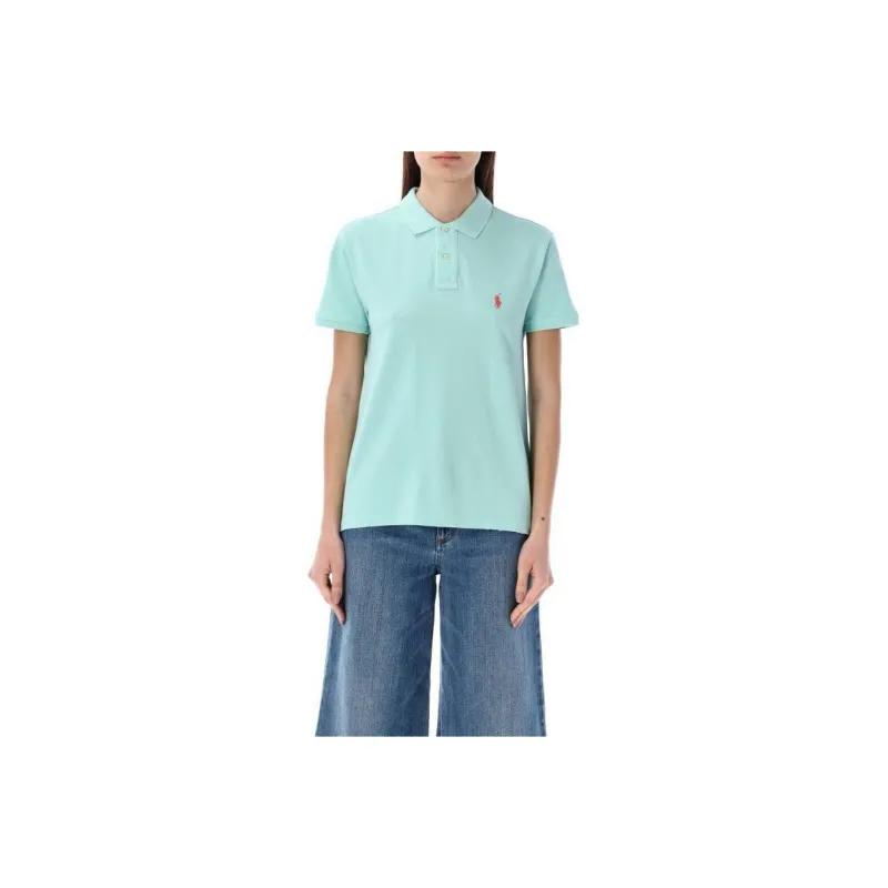 Polo Ralph Lauren SS24 Polo Shirt Women's Gulf Green-1