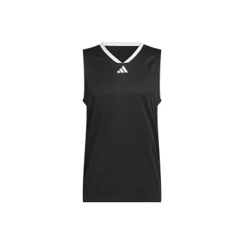 Adidas BASKETBALL3 Stripes FW24 Basketball Jersey Men's Black/White