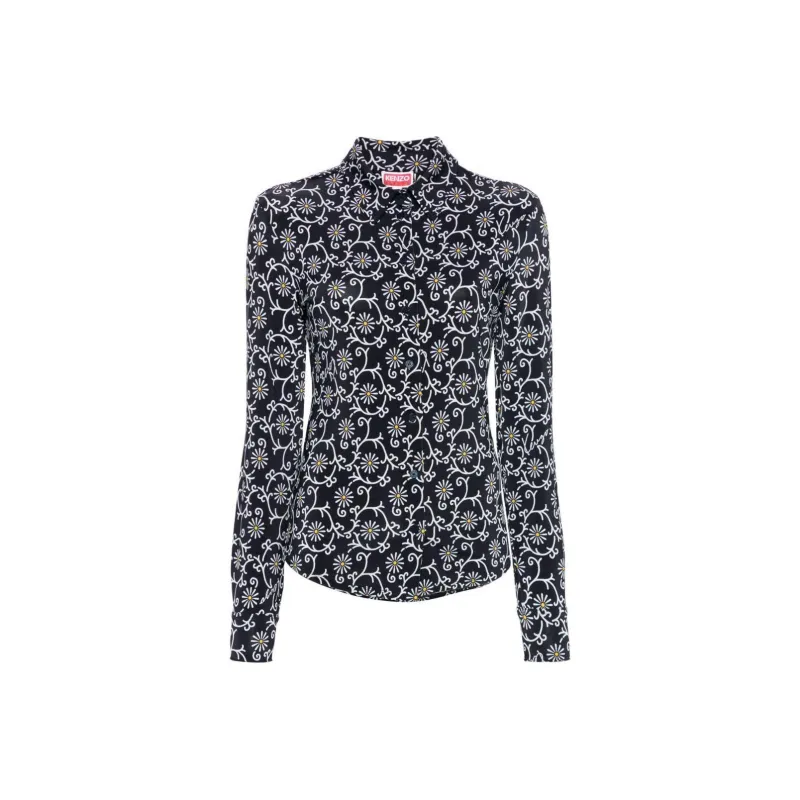 KENZO Marguerite Button up Shirt-0
