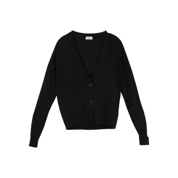 SAINT LAURENT SS23 Knitwear Women's Black