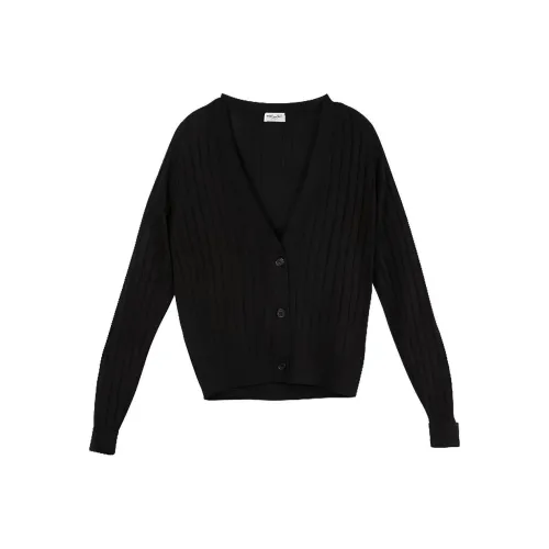 SAINT LAURENT SS23 Knitwear Women's Black