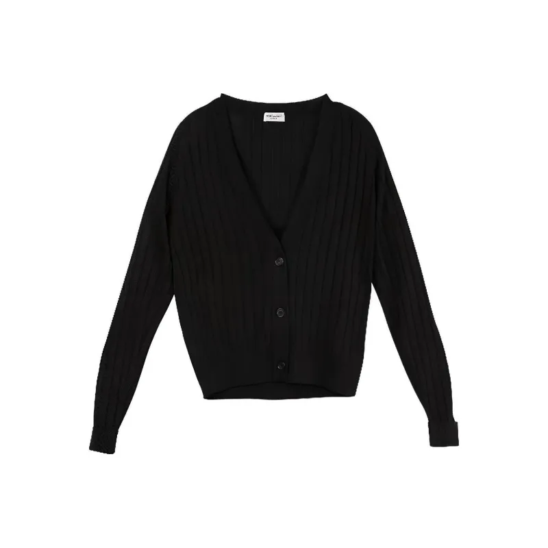 SAINT LAURENT SS23 Knitwear Women's Black-0