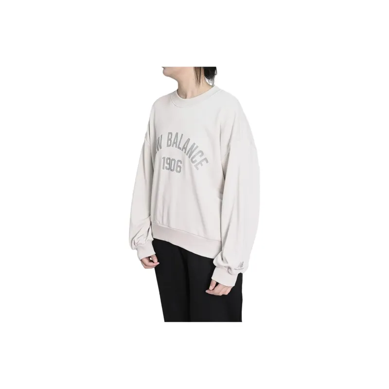 New Balance Sports And Leisure Sweatshirt Women's White-0