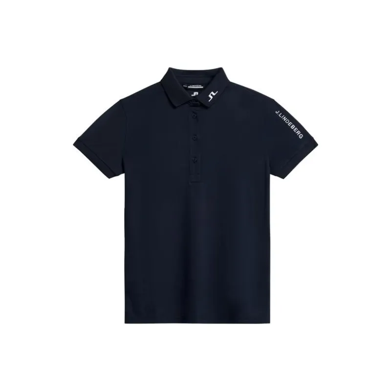 J.Lindeberg Tour Tech Golf Polo Shirt Women's Blue-0