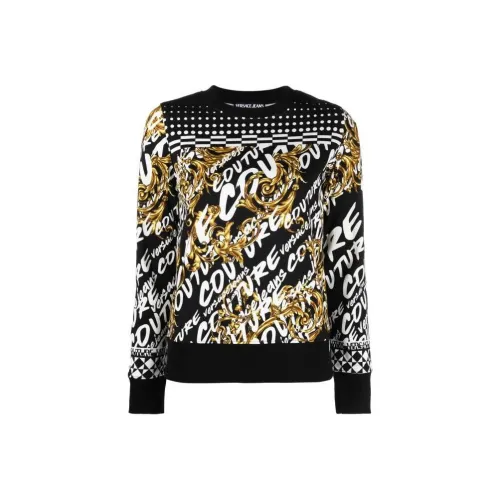 VERSACE JEANS COUTURE Sweatshirts Women's Black