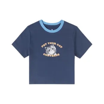Converse Regular T Shirt Women's Blue