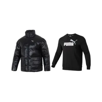 PUMA Sports Life Collection Sweatshirt Set Men's Two Piece Set Black