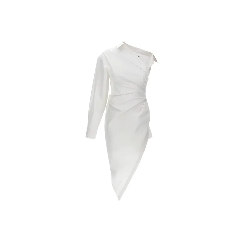 Alexander Wang Asymmetric Shirt Dress-0