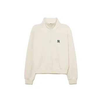 MLB New York Yankees Sweatshirts Women's Cream