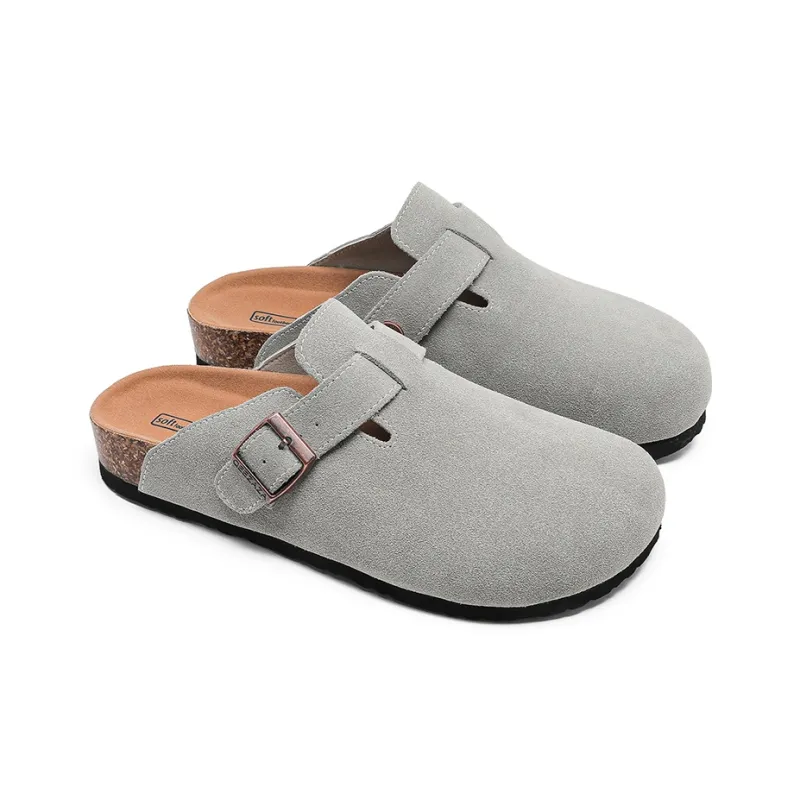 APRHE Rubber Sole Abrasion Resistant Slip Resistant Closed Toe Slippers Unisex-21