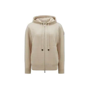 Moncler Cashmere Sweaters Women's Beige