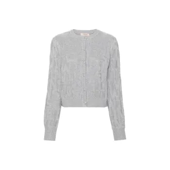 Twinset Logo brooch Cardigan
