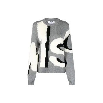 MSGM Cashmere Sweaters Women's Silver