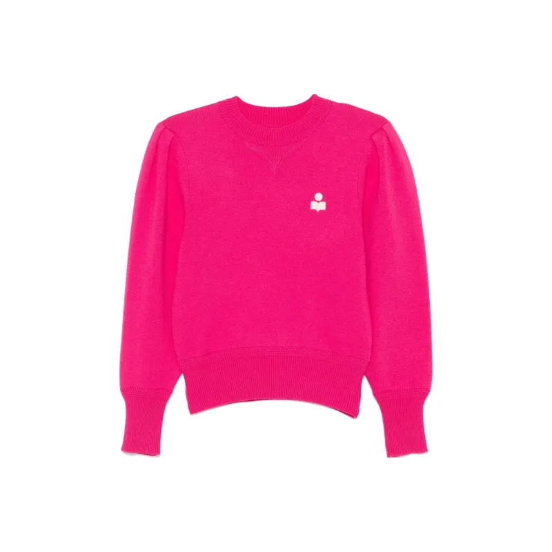 ISABEL MARANT ETOILE Kelaya Logo-Embroidered Crewneck Jumper-0