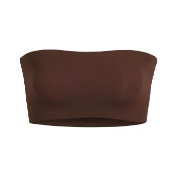 SKIMS FITS EVERYBODY BANDEAU Strapless Top Women's COCOA/Cocoa