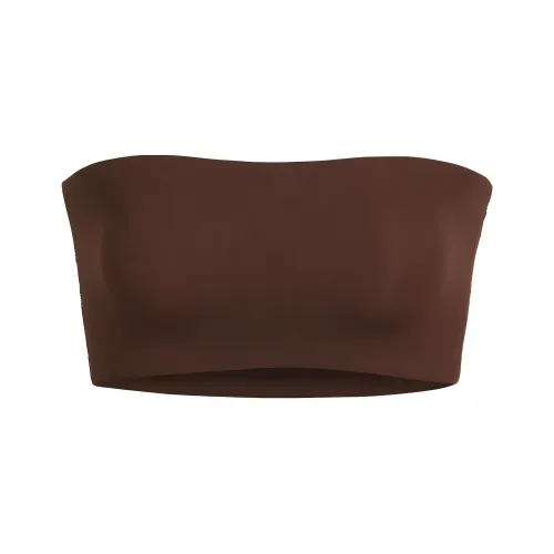 SKIMS FITS EVERYBODY BANDEAU Strapless Top Women's COCOA/Cocoa