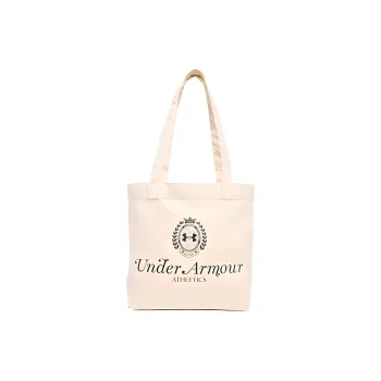 Under Armour Cotton Tote Bag, Shopping Bag, Handbag, Shoulder Bag Women's Beige & Black