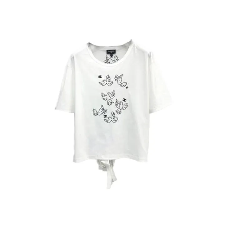 CHANEL T-Shirts Women's White-0