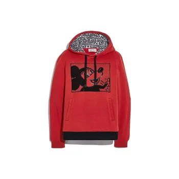 Disney X Keith Haring X COACH Sweatshirts Women's Red