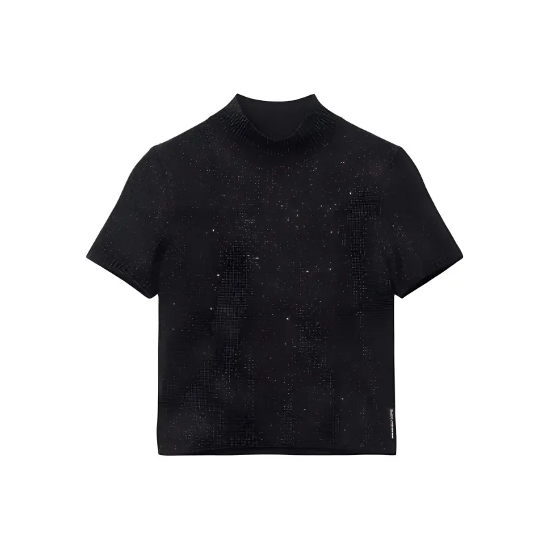 Alexander Wang Crystal embellished Hotfix Top-0