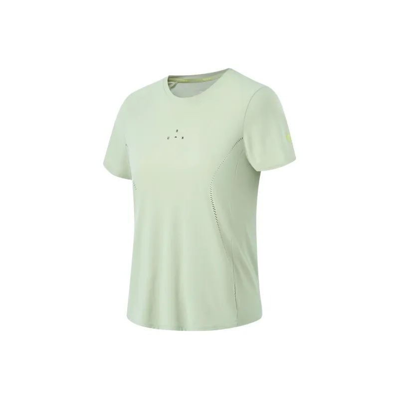 LiNing Running Collection T Shirt Women's Desert Green-0