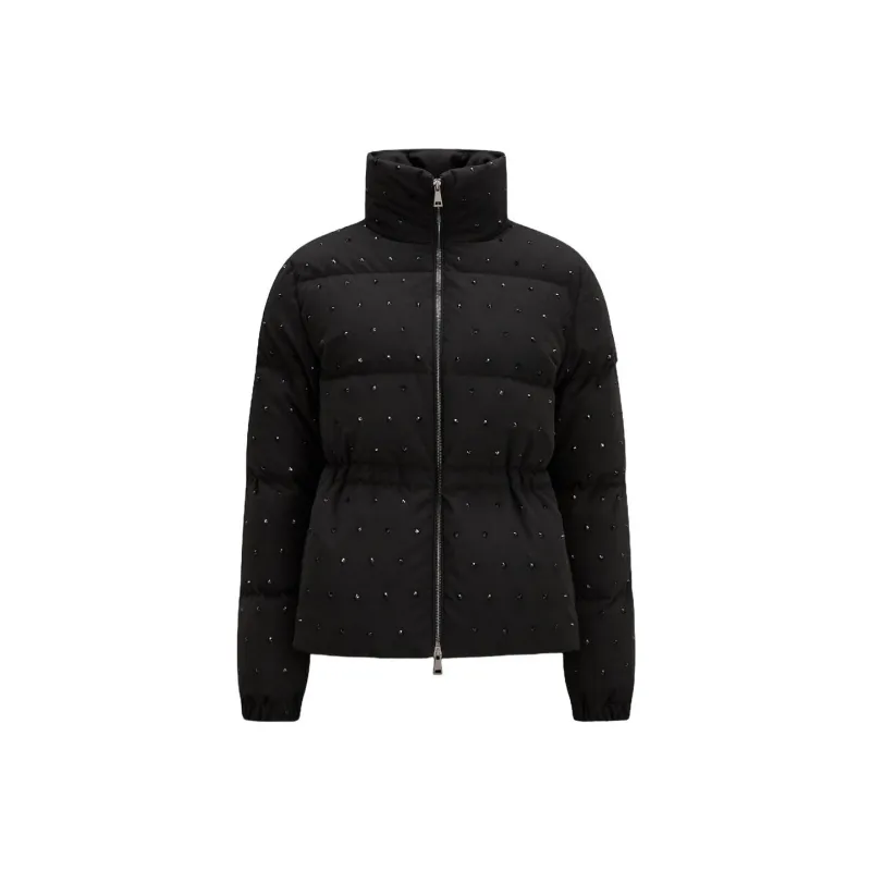 Moncler Fuligule Giacca Piumino Corto Da Donna Down Jacket Women's Black-0