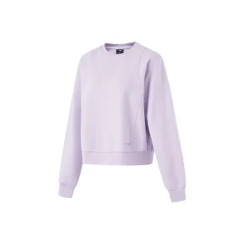 LiNing Fitness Series Sweatshirt Women's Sea Salt Purple