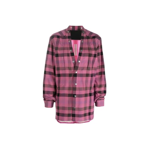 RICK OWENS Fog Pocket Outershirt 'Fuschia'