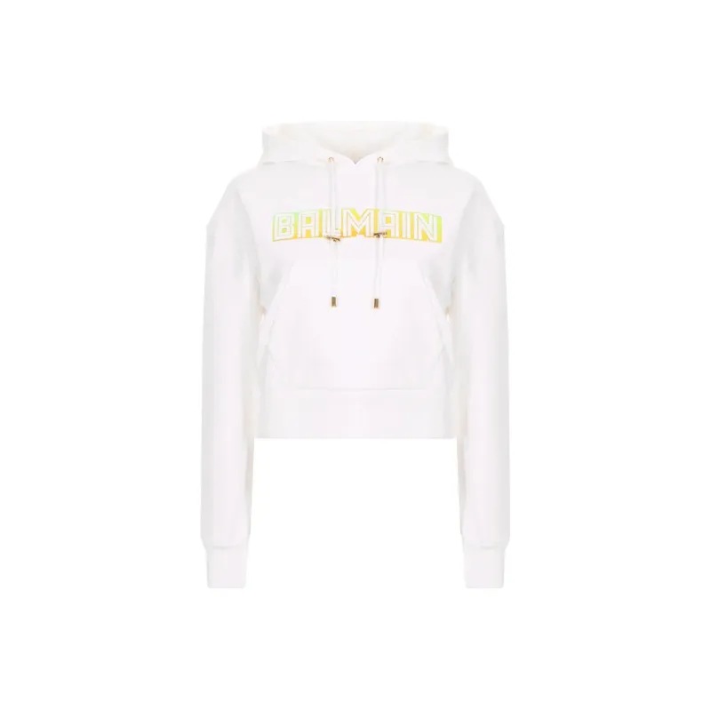 BALMAIN SS23 Sweatshirt Women's White-0