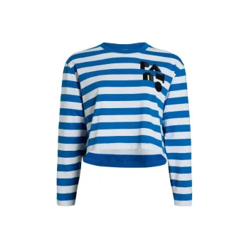 Patou Breton stripe Cropped Top