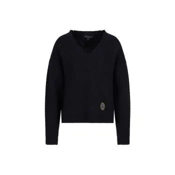Smileyworld X ARMANI EXCHANGE ARMANI EXCHANGE X SmileyWorld Knitwear Women's Dark Blue
