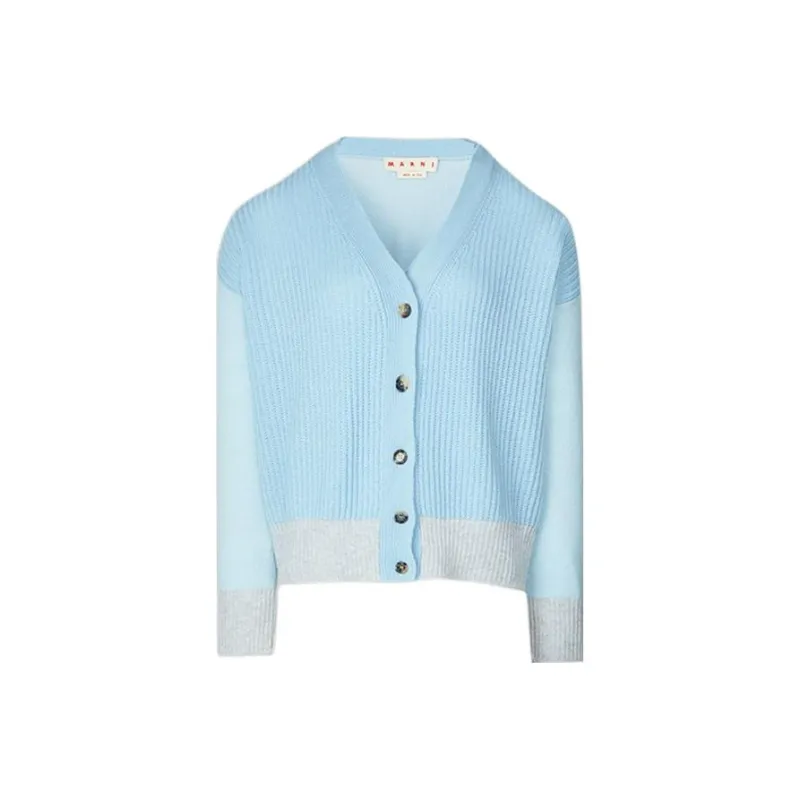 MARNI Cashmere Sweaters Women's Light Blue-0