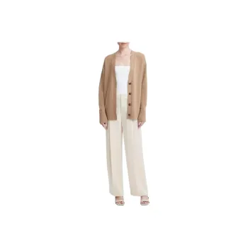 VINCE Weekend V-neck Ribbed Cardigan