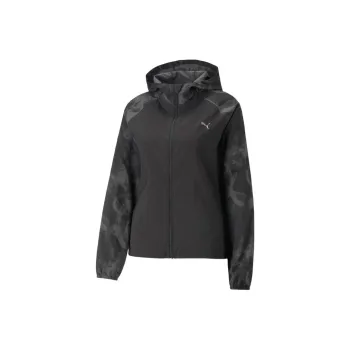 PUMA Train ULTRAWEAVE RUN AOP FAVORITE WOVEN JACKET Jacket Women's Black